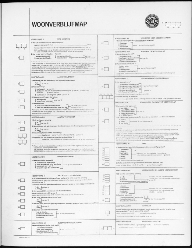 Opzet en organizatie, omschrijvingen van de gehanteerde definities en begrippen, gebruikte klassifikatiesystemen en geplande tabellenoutput - Page 94