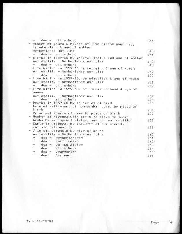 Census of Aruba - Page 4
