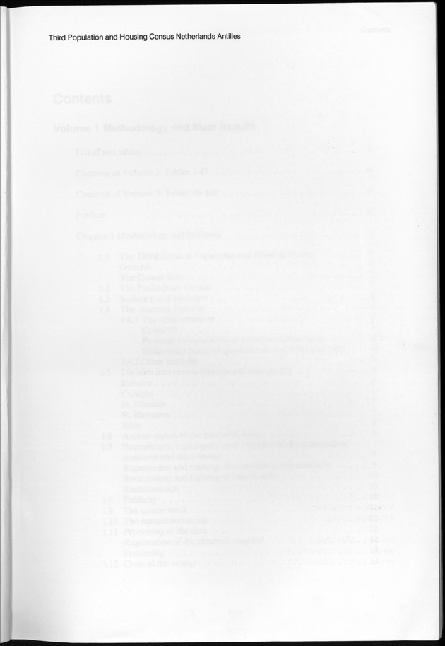SENSO '92: Third Population and Housing Census Netherlands Antilles 1992 - Blank Page