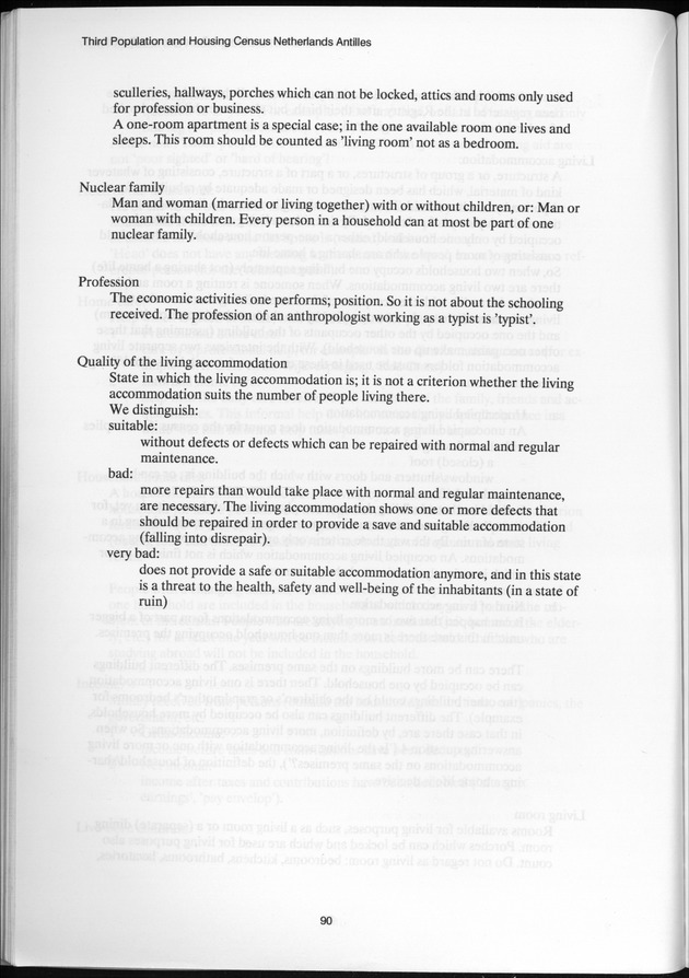 SENSO '92: Third Population and Housing Census Netherlands Antilles 1992 - Page 90