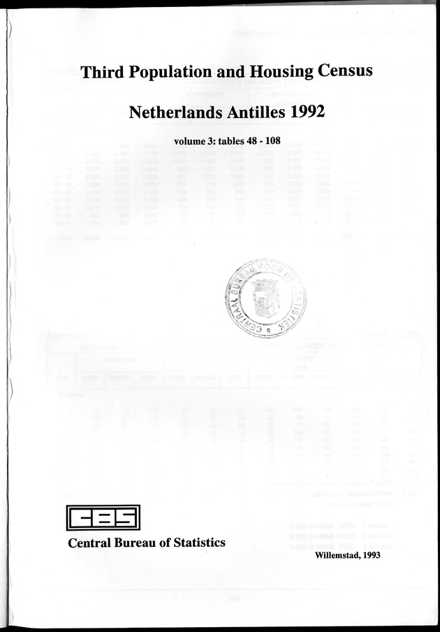 Volume 3: tables 48-108 - Cover