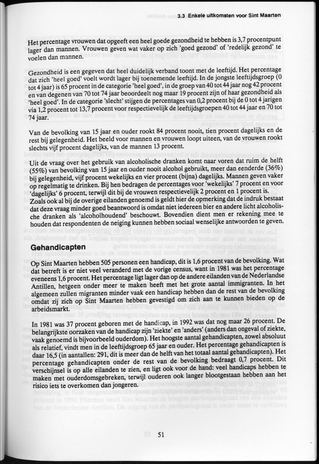 Derde Algemene Volks- en Woningtelling Nederlandse Antillen - Toestand per 27 januari 1992, 0.00 uur Eerste Resultaten - Page 51