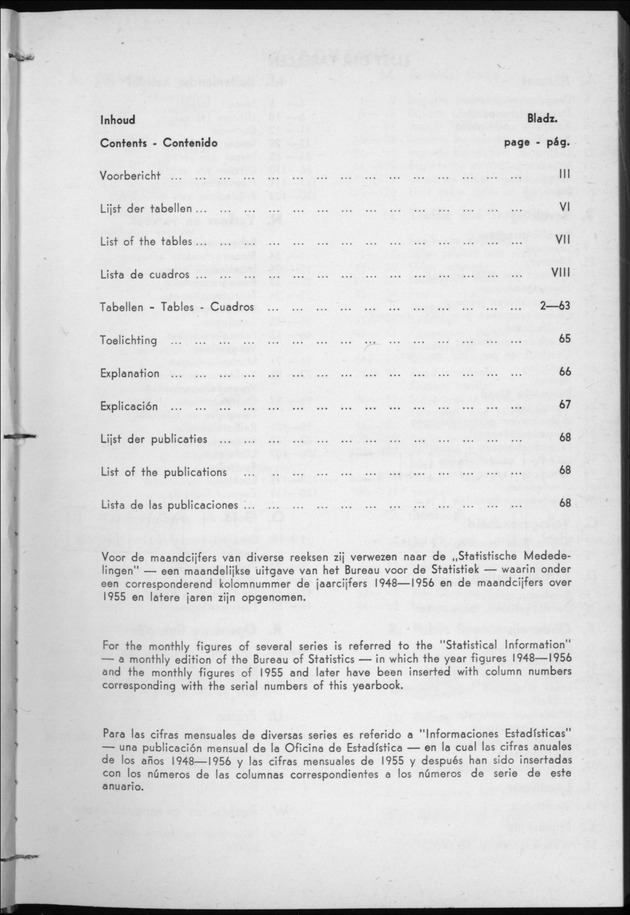 STATISTICAL YEARBOOK NETHERLANDS ANTILLES 1957 - New Page