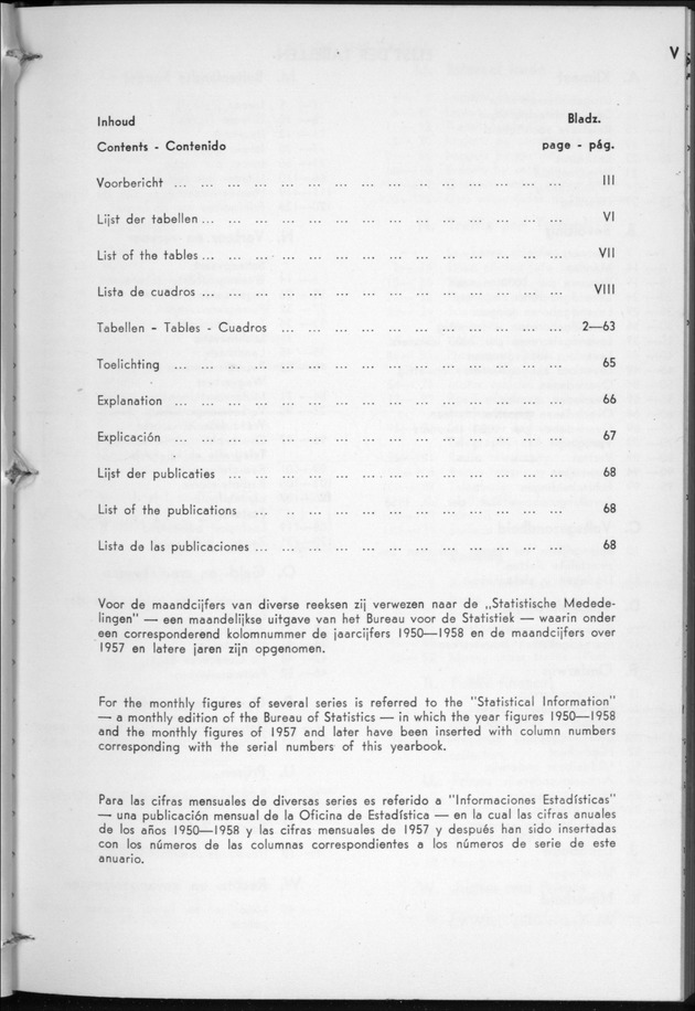 STATISTICAL YEARBOOK NETHERLANDS ANTILLES  1959 - New Page