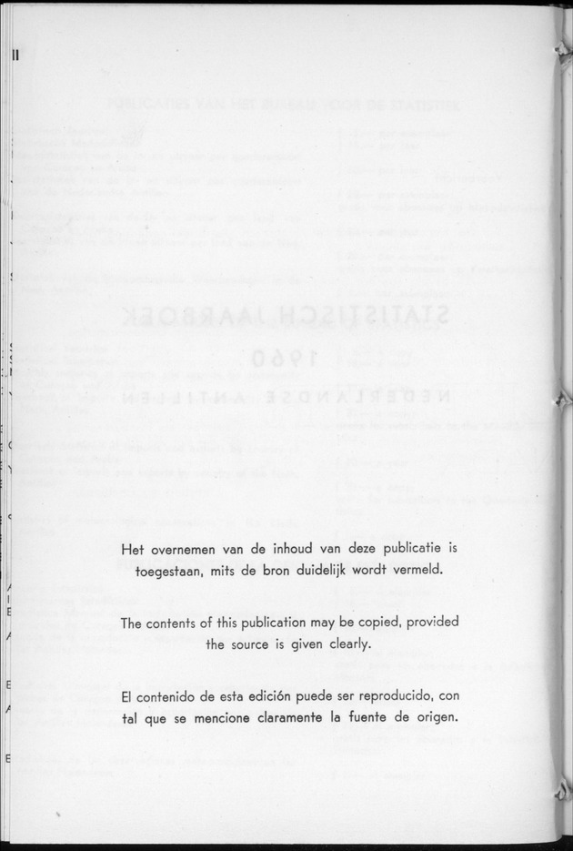 STATISTICAL YEARBOOK NETHERLANDS ANTILLES 1960 - New Page