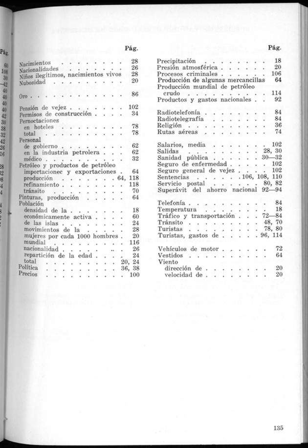 STATISTICAL YEARBOOK NETHERLANDS ANTILLES 1968 - Page 136
