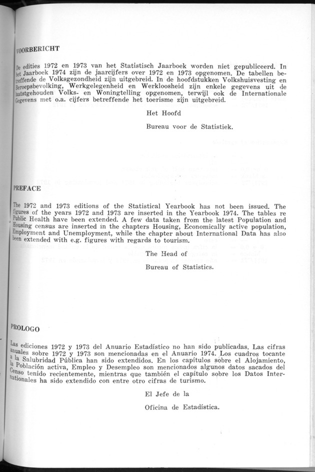 STATISTICAL YEARBOOK NETHERLANDS ANTILLES 1974 - New Page