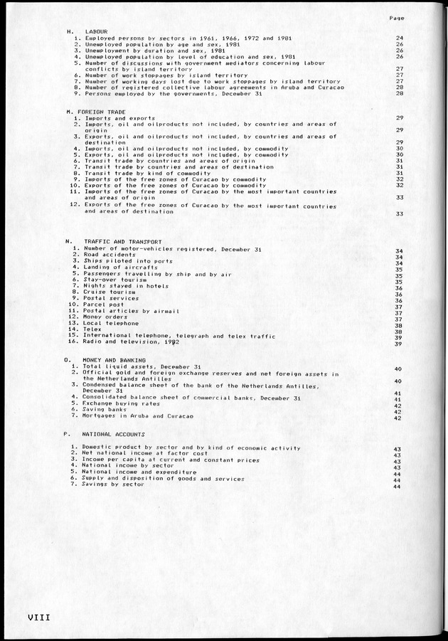 STATISTICAL YEARBOOK NETHERLANDS ANTILLES 1981-1990 - Page VII