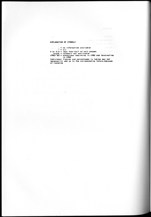 STATISTICAL YEARBOOK NETHERLANDS ANTILLES 1981-1990 - explanation of symbols