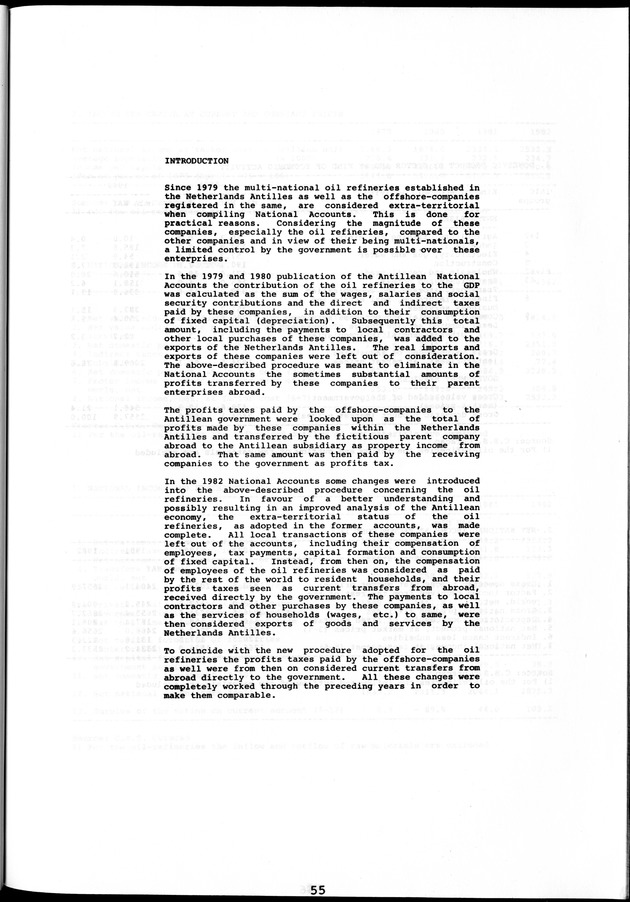 STATISTICAL YEARBOOK NETHERLANDS ANTILLES 1981-1990 - Page 55