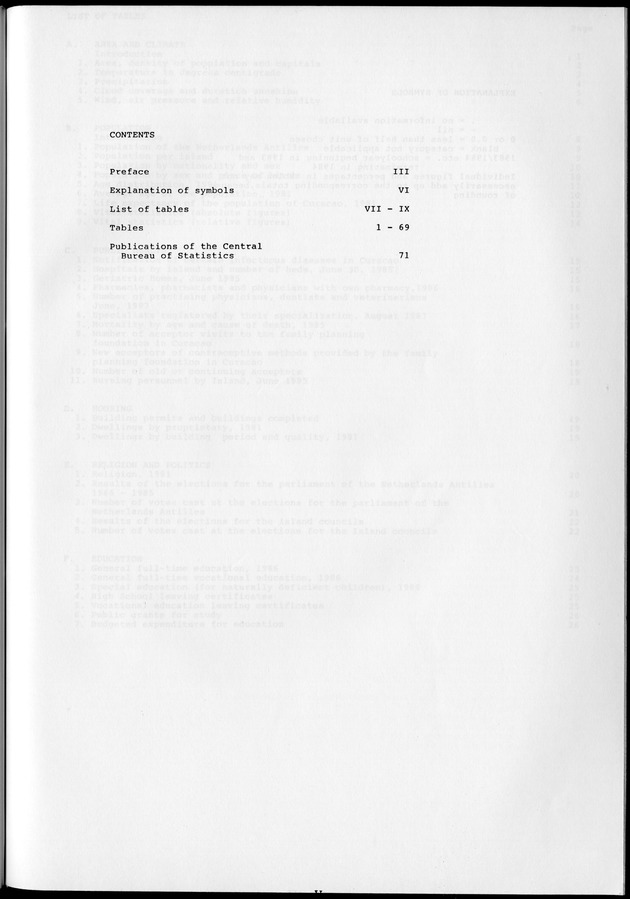 STATISTICAL YEARBOOK NETHERLANDS ANTILLES 1981-1990 - Page V