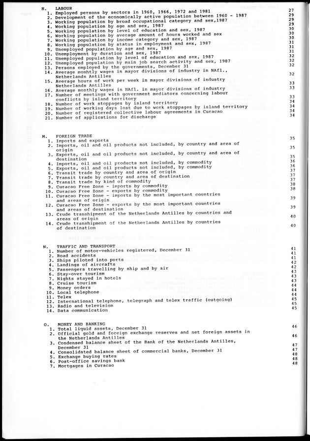 STATISTICAL YEARBOOK NETHERLANDS ANTILLES 1981-1990 - Page VIII