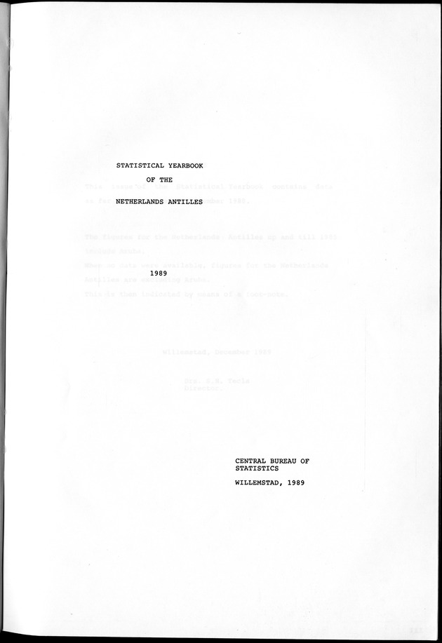 STATISTICAL YEARBOOK NETHERLANDS ANTILLES 1981-1990 - Page 73
