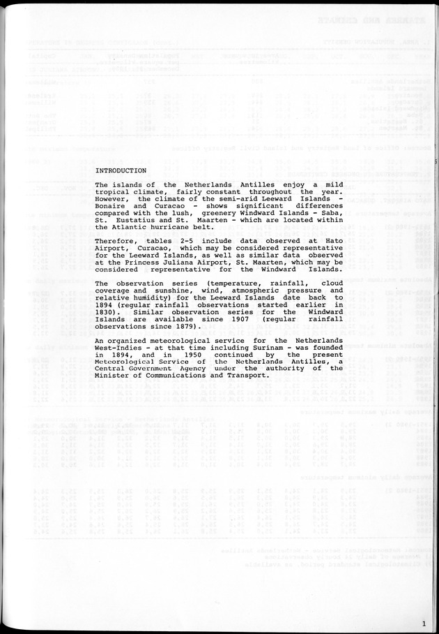 STATISTICAL YEARBOOK NETHERLANDS ANTILLES 1981-1990 - Page 1