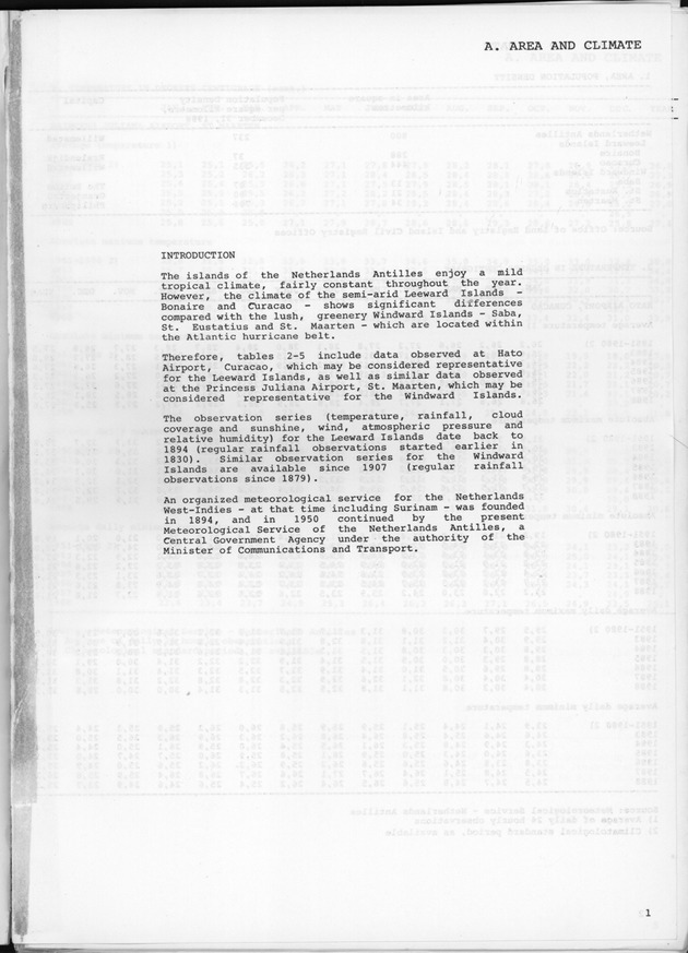 STATISTICAL YEARBOOK NETHERLANDS ANTILLES 1989 - Page 1