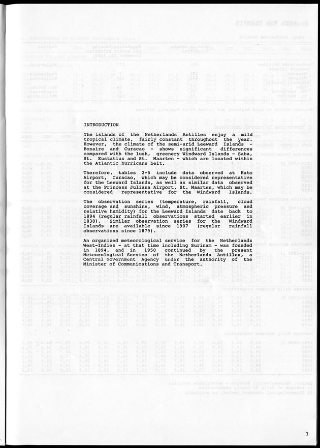 STATISTICAL YEARBOOK NETHERLANDS ANTILLES 1990 - Page 1