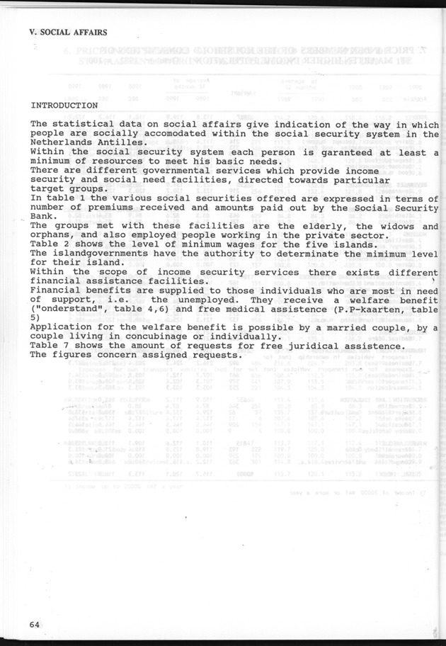STATISTICALYEARBOOK NETHERLANDS ANTILLES 1991 - Page 64