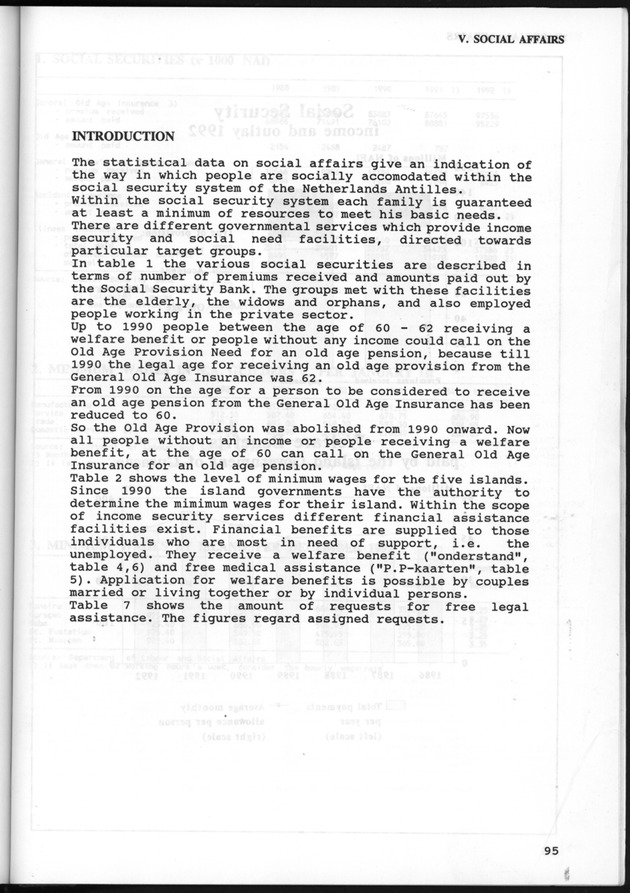 STATISTICAL YEARBOOK NETHERLANDS ANTILLES 1993 - Page 95