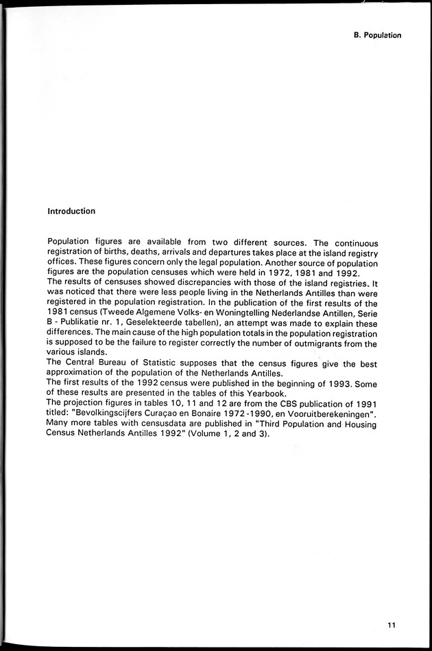 STATISTICAL YEARBOOK NETHERLANDS ANTILLES 1994 - Page 11