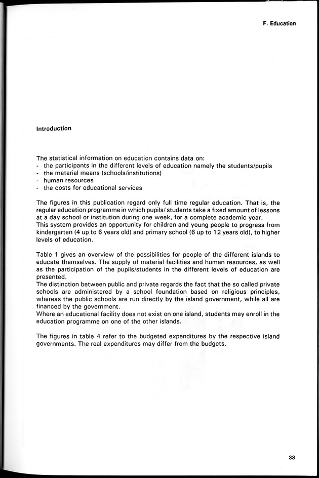 STATISTICAL YEARBOOK NETHERLANDS ANTILLES 1994 - Page 33