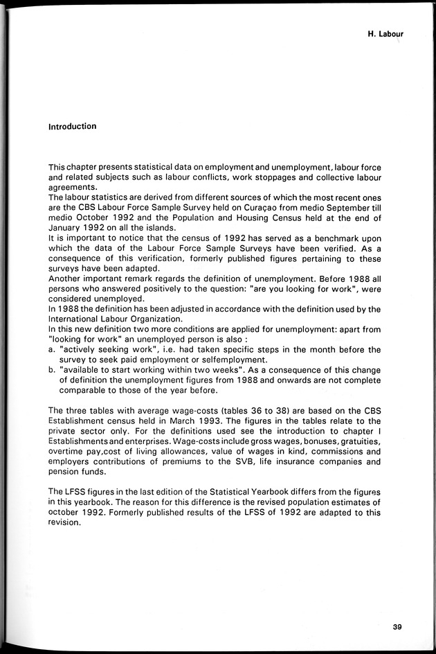 STATISTICAL YEARBOOK NETHERLANDS ANTILLES 1994 - Page 39