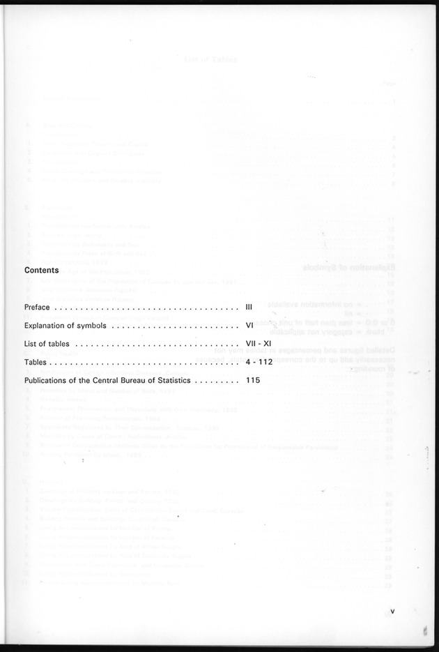 STATISTICAL YEARBOOK NETHERLANDS ANTILLES 1995 - Page v