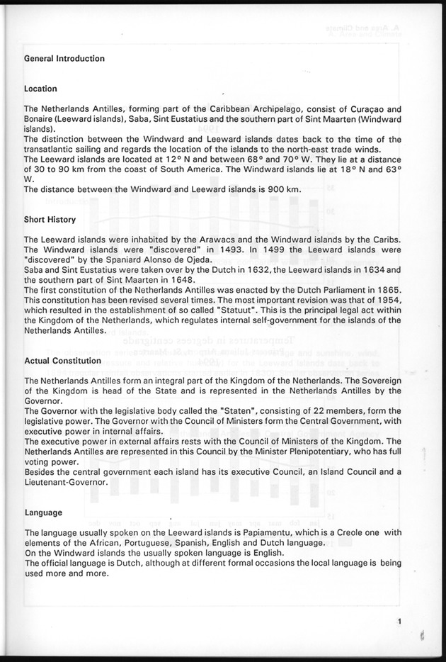 STATISTICAL YEARBOOK NETHERLANDS ANTILLES 1995 - Page 1