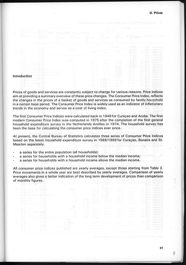 STATISTICAL YEARBOOK NETHERLANDS ANTILLES 1995 - Page 91
