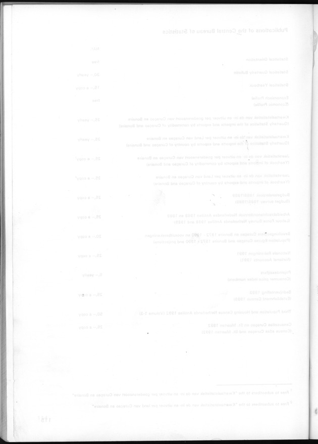 STATISTICAL YEARBOOK NETHERLANDS ANTILLES 1995 - Blank Page