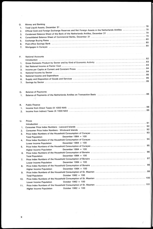 STATISTICAL YEARBOOK NETHERLANDS ANTILLES 1996 - Page x