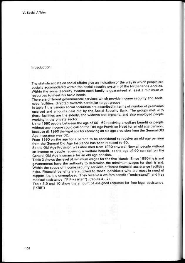STATISTICAL YEARBOOK NETHERLANDS ANTILLES 1996 - Page 102