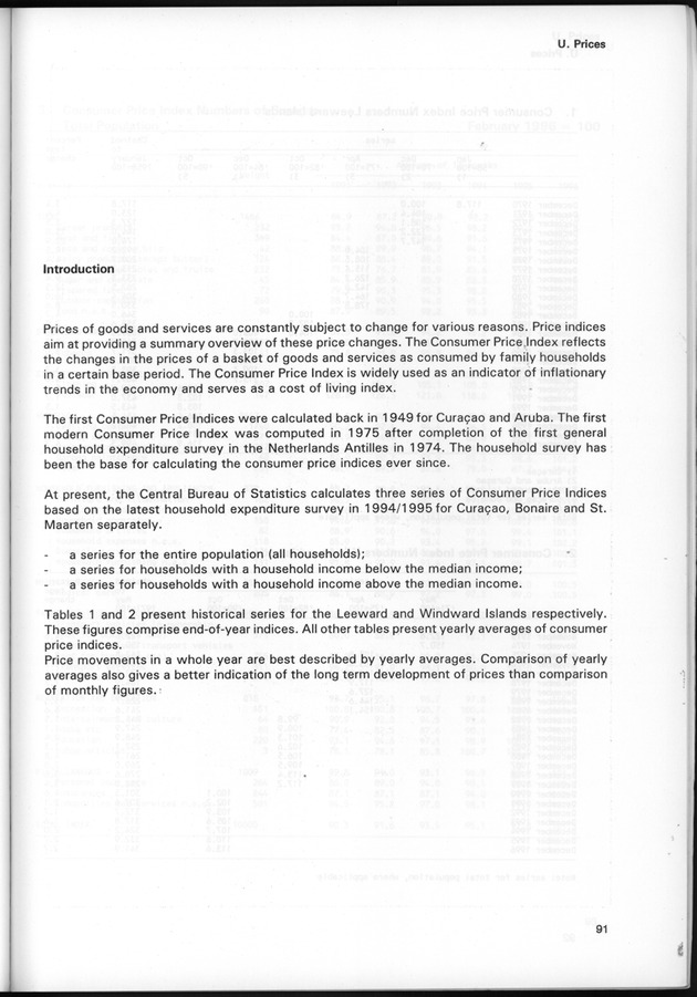 STATISTICAL YEARBOOK NETHERLANDS ANTILLES 1997 - Page 91