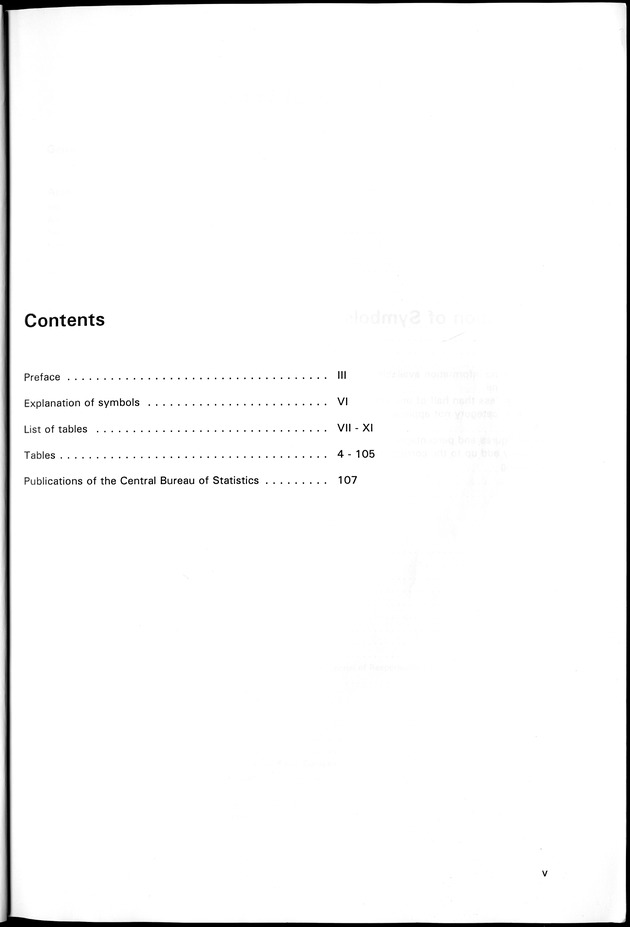 STATISTICAL YEARBOOK NETHERLANDS ANTILLES 1998 - Page v