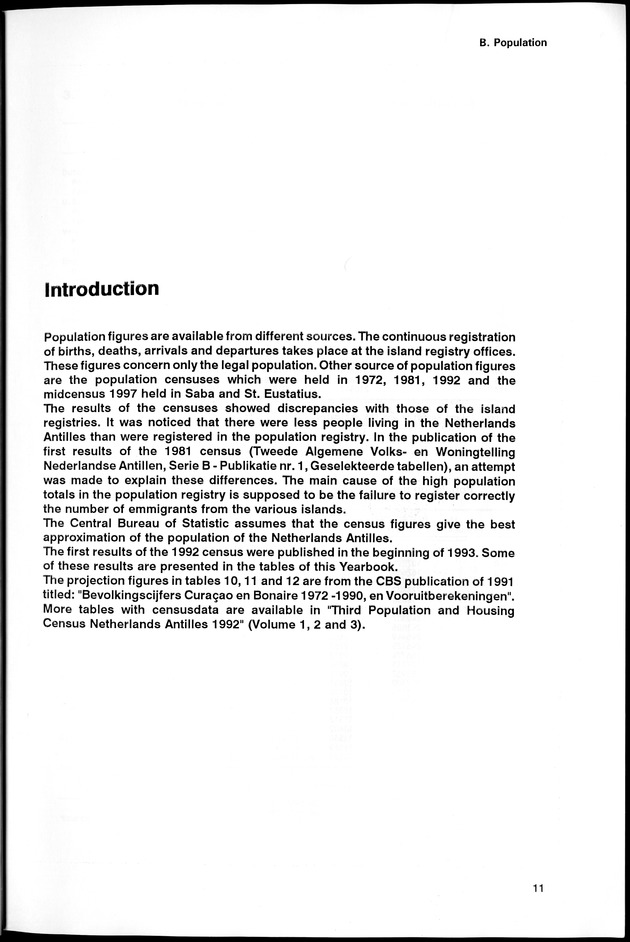 STATISTICAL YEARBOOK NETHERLANDS ANTILLES 1998 - Page 11