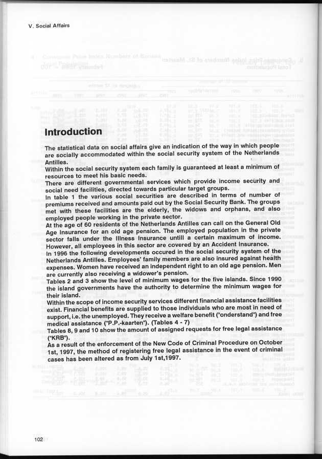 STATISTICAL YEARBOOK NETHERLANDS ANTILLES 1999 - Page 102