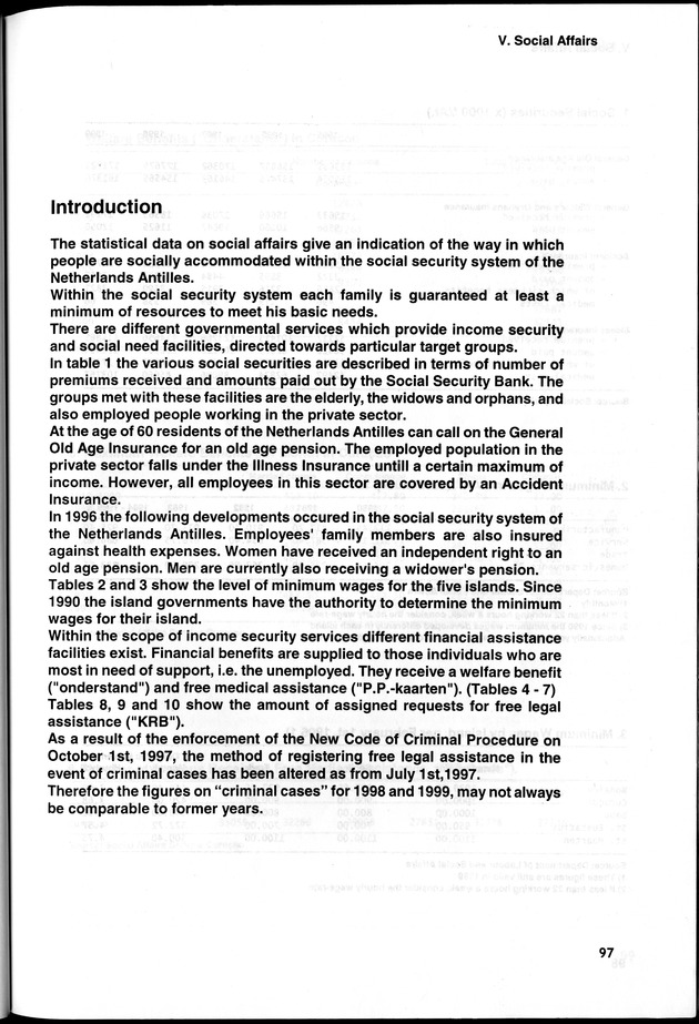 STATISTICAL YEARBOOK NETHERLANDS ANTILLES 2000 - Page 97