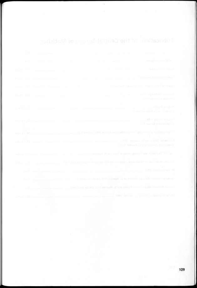 STATISTICAL YEARBOOK NETHERLANDS ANTILLES 2000 - Page 109