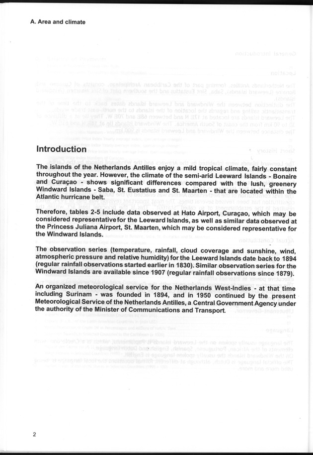 STATISTICAL YEARBOOK NETHERLANDS ANTILLES  2001-2002 - Page 2