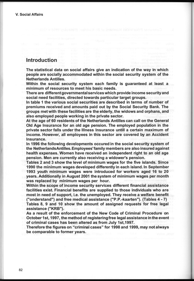 STATISTICAL YEARBOOK NETHERLANDS ANTILLES  2001-2002 - Page 82