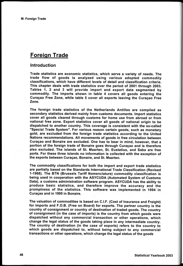 STATISTICAL YEARBOOK NETHERLANDS ANTILLES 2003 - Page 48