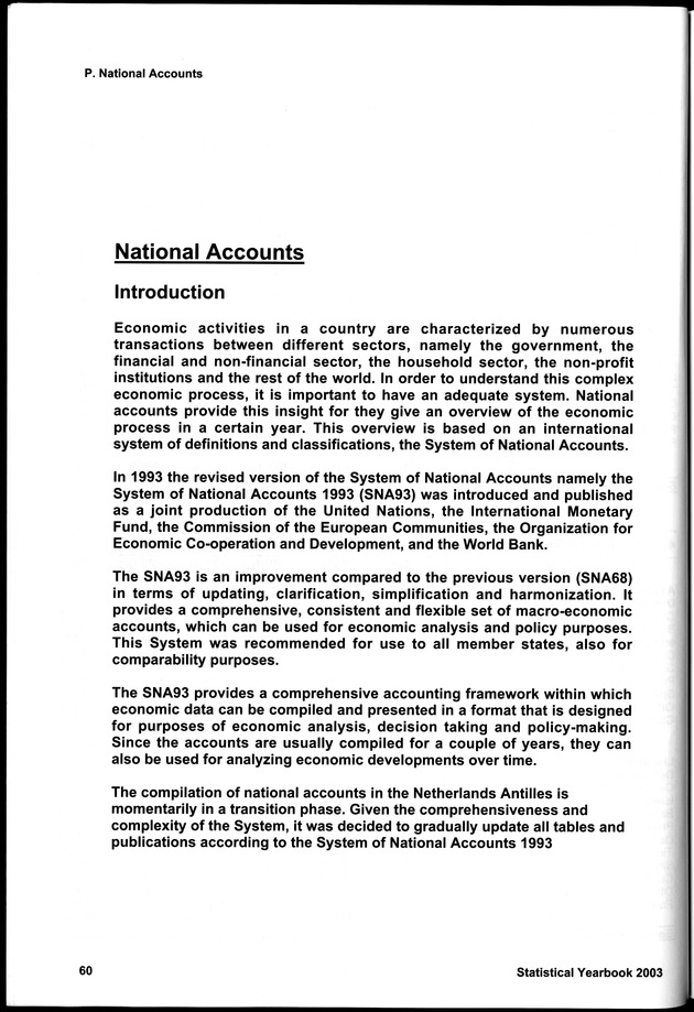 STATISTICAL YEARBOOK NETHERLANDS ANTILLES 2003 - Page 60