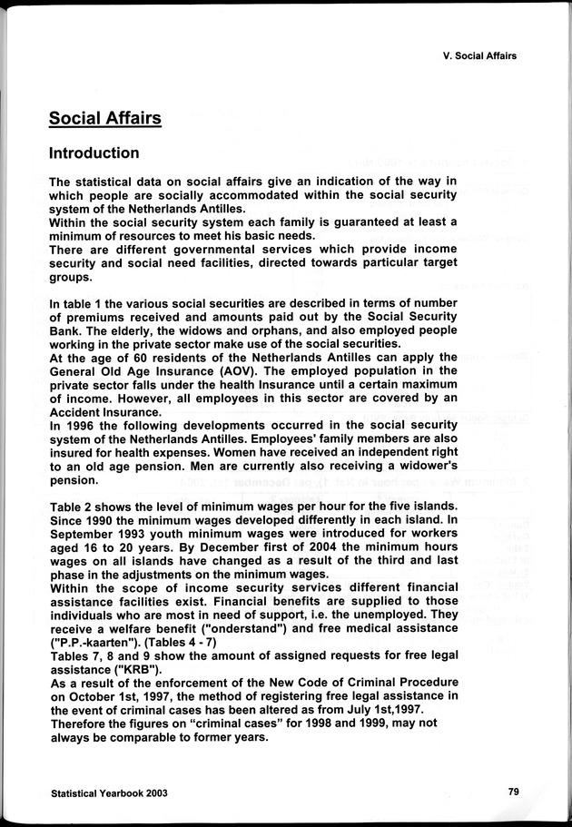 STATISTICAL YEARBOOK NETHERLANDS ANTILLES 2003 - Page 79
