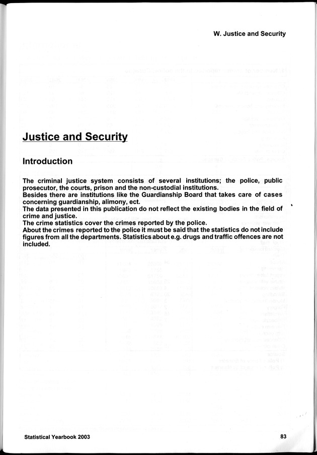 STATISTICAL YEARBOOK NETHERLANDS ANTILLES 2003 - Page 83