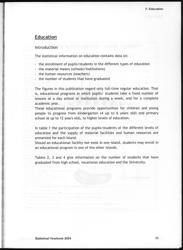 STATISTICAL YEARBOOK NETHERLANDS ANTILLES  2004 - Page 35