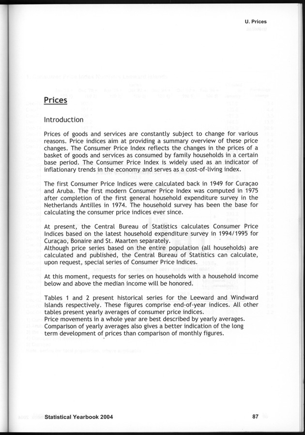 STATISTICAL YEARBOOK NETHERLANDS ANTILLES  2004 - Page 87