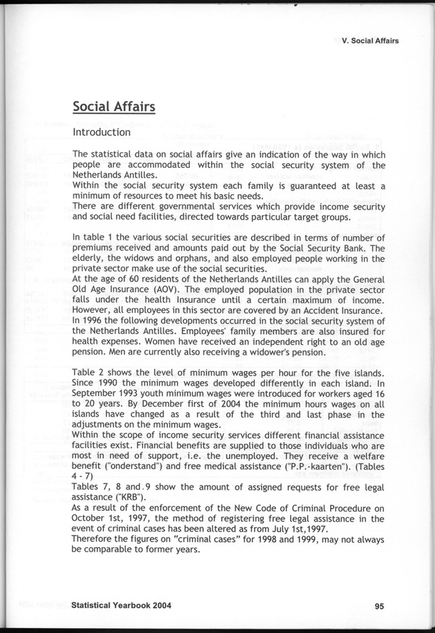 STATISTICAL YEARBOOK NETHERLANDS ANTILLES  2004 - Page 95