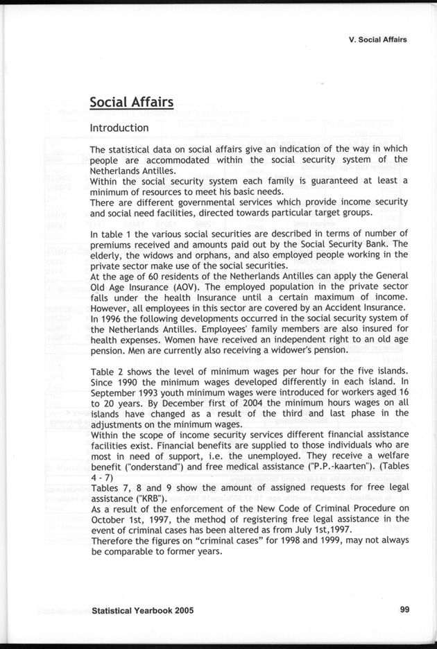 STATISTICAL YEARBOOK NETHERLANDS ANTILLES 2005 - Page 99