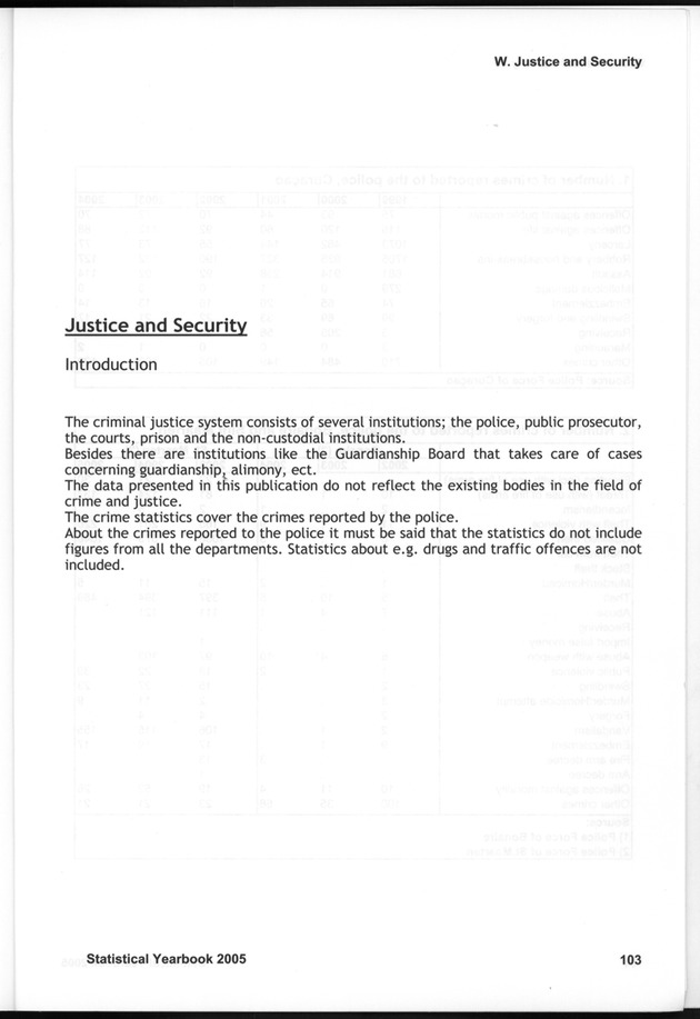 STATISTICAL YEARBOOK NETHERLANDS ANTILLES 2005 - Page 103