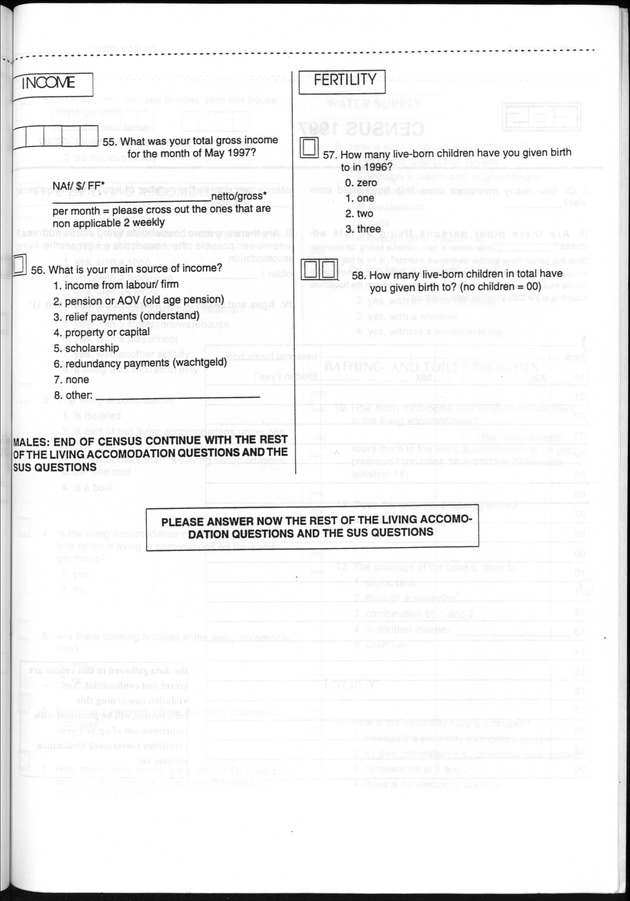 The 1997 population and housing Census in Saba and Sint Eustatius, Nederlands Antilles - Page 49