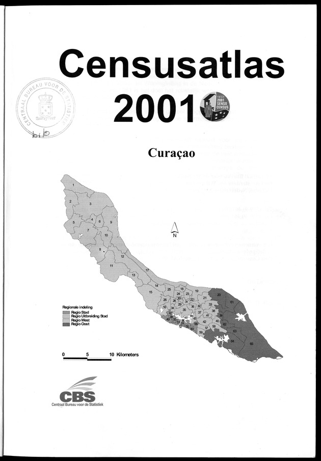 Censusatlas 2001, Curaҫao, Netherlands Antilles - Cover
